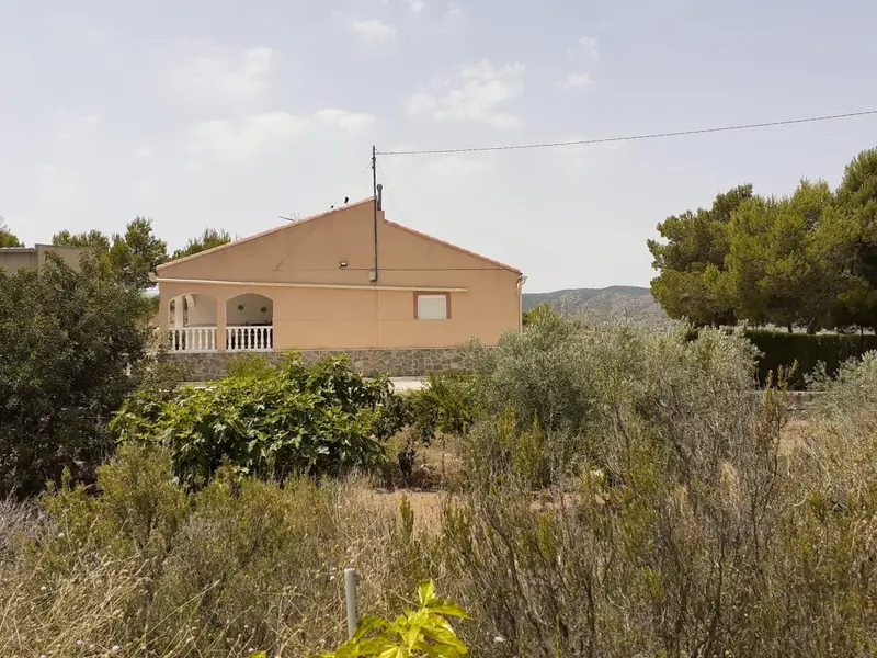 Chalet con calefacción en Monovar  7210m2 parcela 160m2 construidos