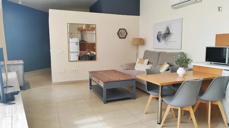 Apartamento céntrico en Málaga con terraza y jacuzzi