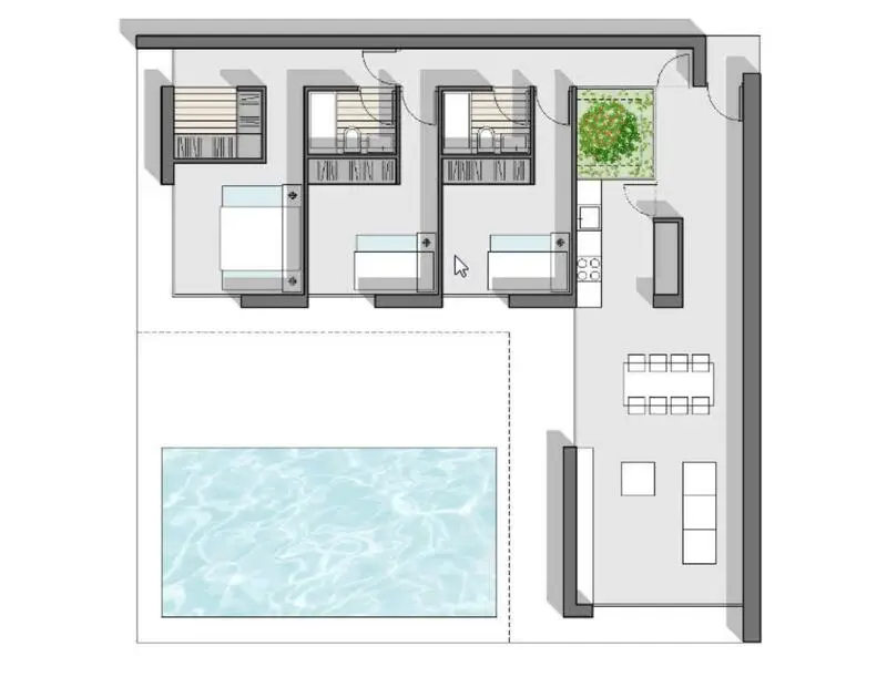 Chalet de Obra Nueva en Pedreguer 3 Dormitorios
