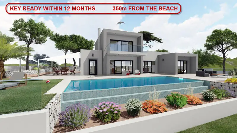 Villa en Benissa con Vistas al Mar y Piscina
