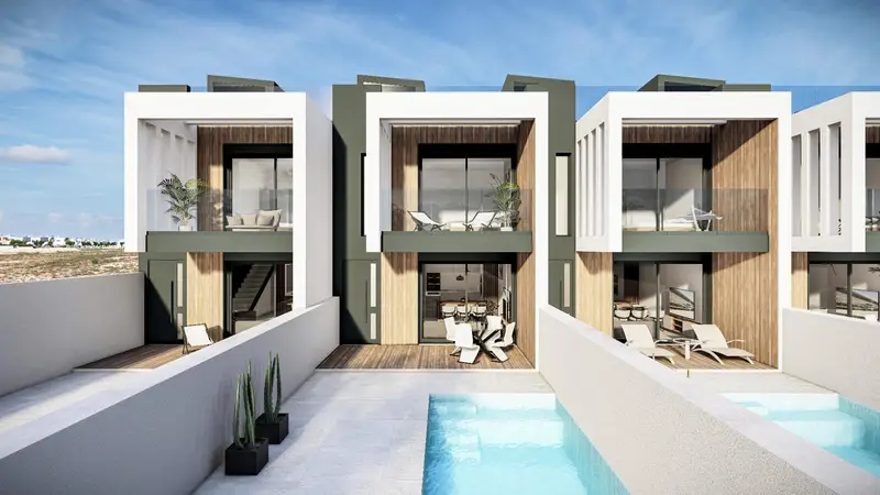 Adosados en Pilar de la Horadada con Piscina y Solarium