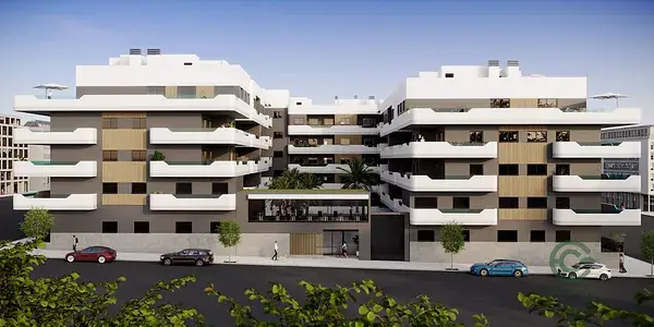 Complejo Residencial Santa Pola:  Piscina, Gimnasio y Vistas al Mar