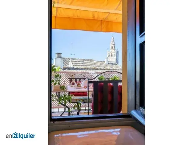 Alquiler Ático Lujo Sevilla Casco Antiguo Terraza Vistas Giralda