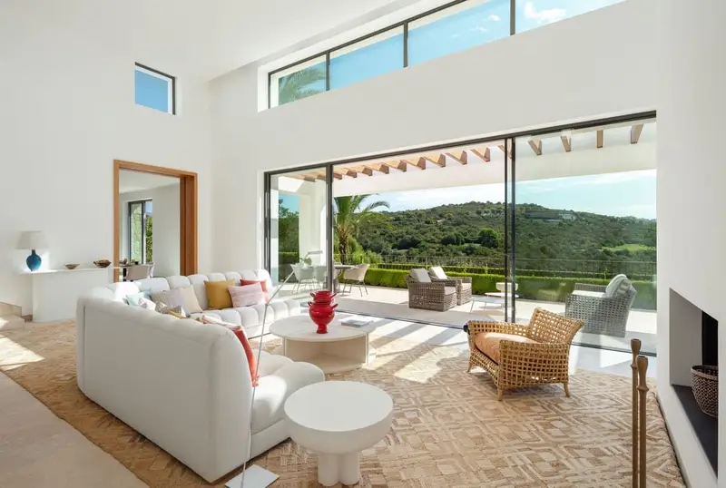 Villa de Lujo en Finca Cortesin con Vistas al Mar