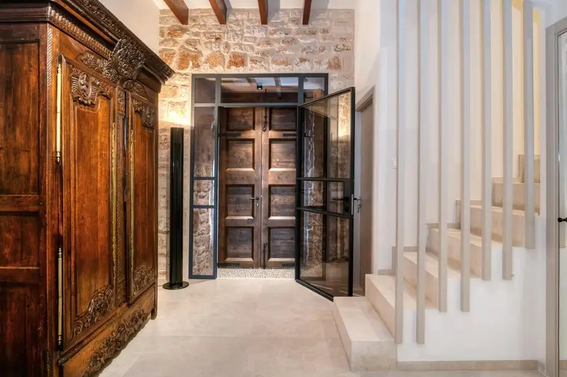 Chalet en venta en Santanyi Mallorca: Casa de pueblo con piscina y jardin