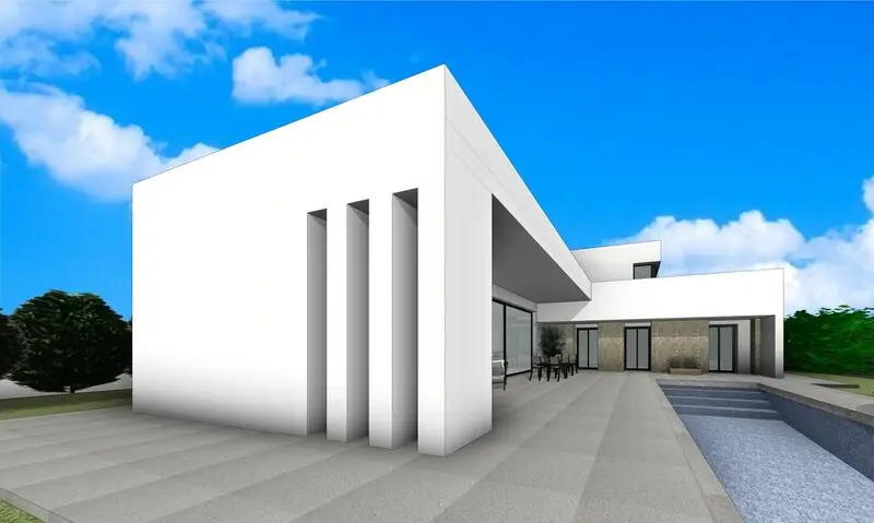 Villa Moderna 4 Dormitorios Pinoso Alicante Piscina Privada