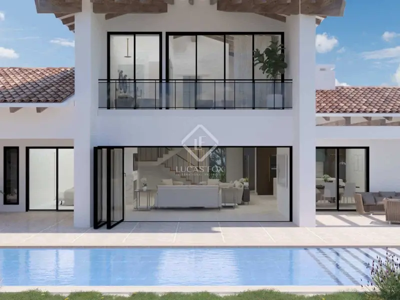Chalet en venta en Poio Pontevedra con piscina y vistas al mar