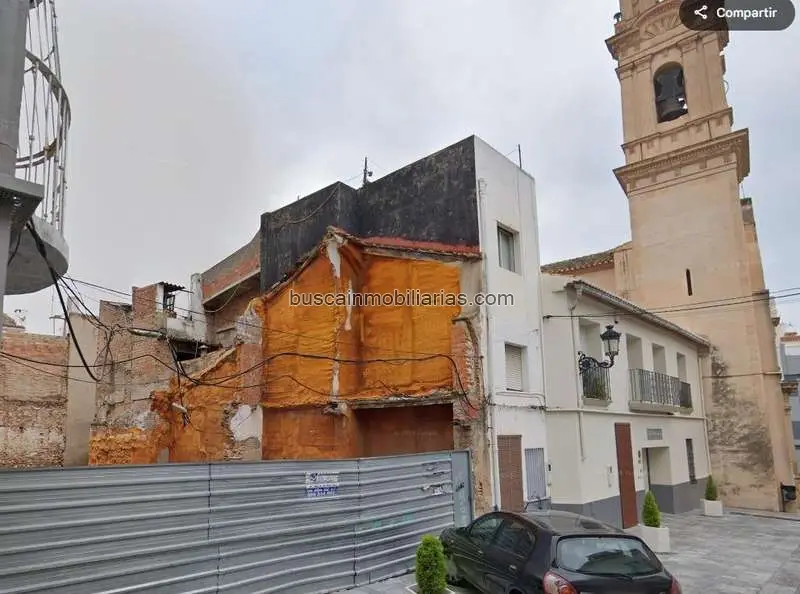 Solar Urbano en Piles - 224m2 - Junto a la Iglesia
