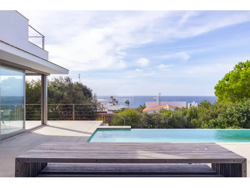 Chalet Minimalista con Vistas al Mar en S Atalaya Menorca