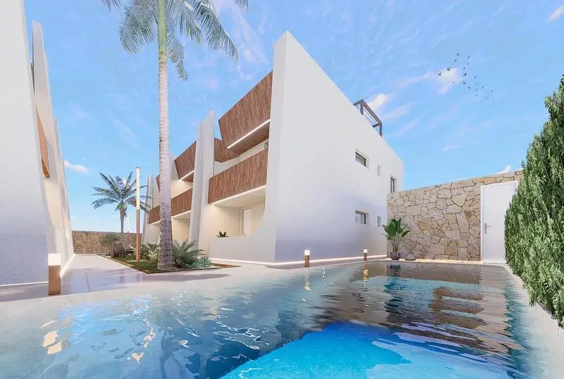 Bungalows en San Pedro del Pinatar:  Apartamentos con Piscina y Solarium