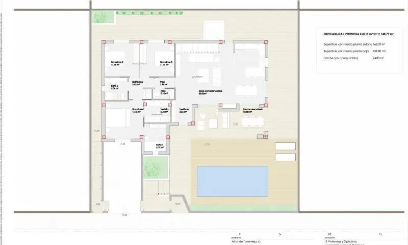 Villa en Venta Los Altos 3 Dormitorios 4 Baños Piscina Privada