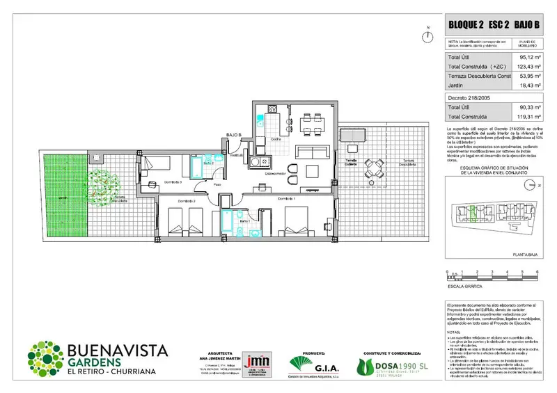 Venta Piso Churriana con Trastero y Jardin