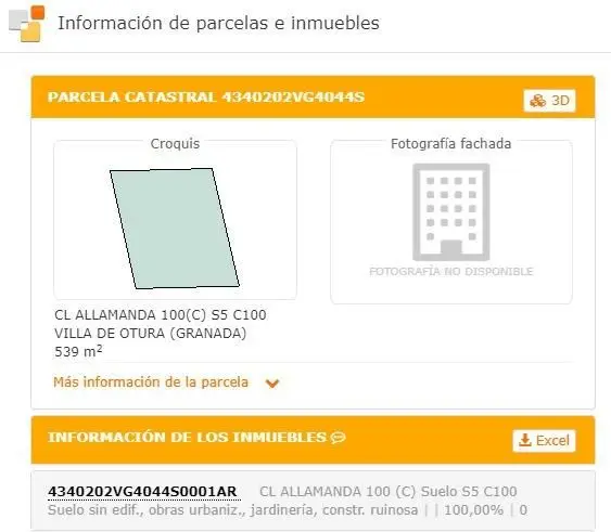 Venta Parcela Vistas Sierra Nueva Otura