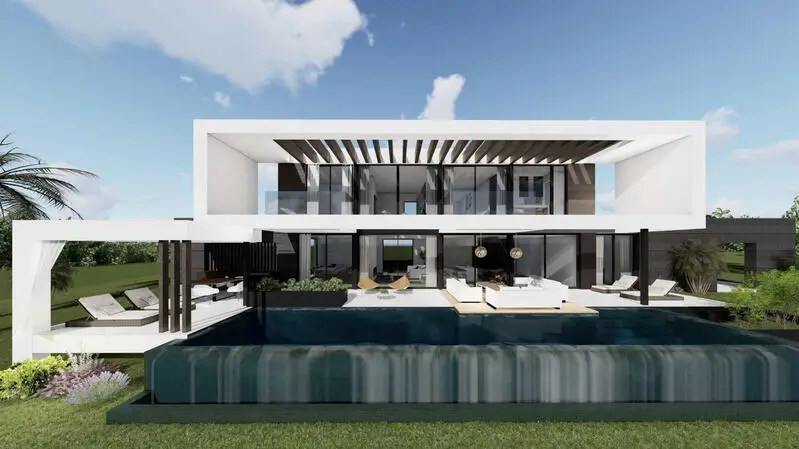 Parcela con Licencia en Mijas Villa Piscina Lujo