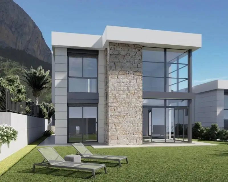 Villa en Polop Alicante 3 Dormitorios Nueva Construccion