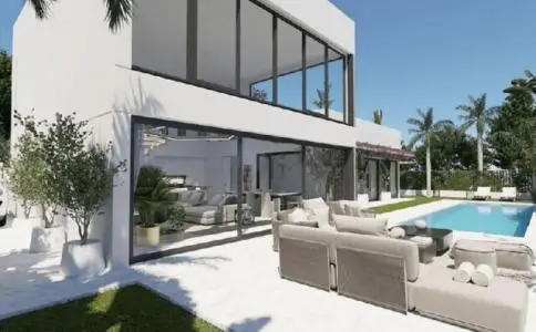 Villa en Estepona Golf 3 Dormitorios Piscina Jacuzzi