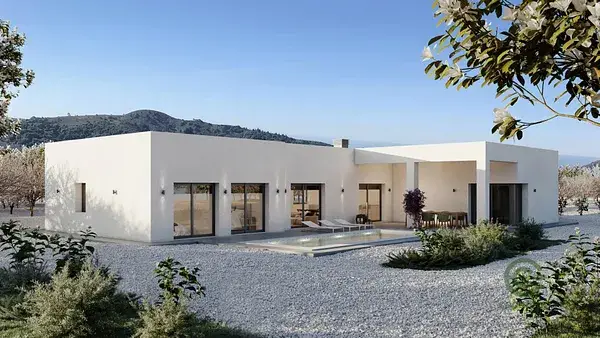 Villa Moderna en Pinoso 3 Dormitorios Piscina Privada