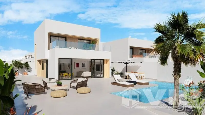 Chalet en Venta Aguilas Murcia 3 Dormitorios Piscina Privada Nueva Obra