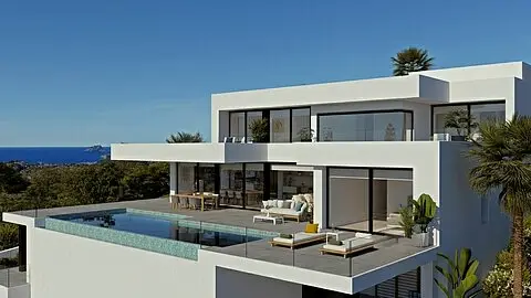 Villa de Lujo 5 Dormitorios Cumbre del Sol Vistas al Mar