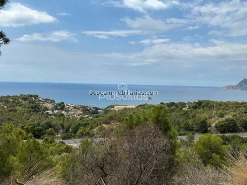 Parcela en venta en Altea 1600m2 con vistas al mar