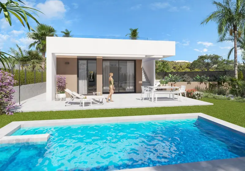 Chalets en Vera Playa Almeria: Casas de 3 y 4 dormitorios con piscina