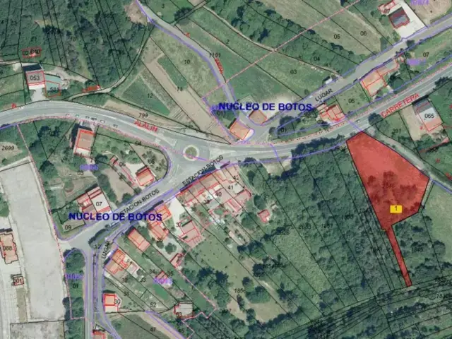 Finca Rustica en Venta Lalín 3413m2 Cerca Estación Tren