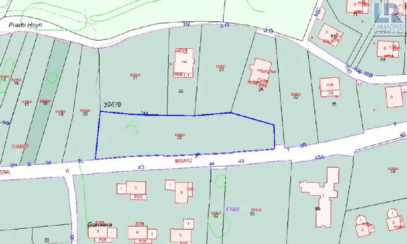 Venta Finca 2045m2 Villanueva de la Peña  Cerca Playas y Autovía