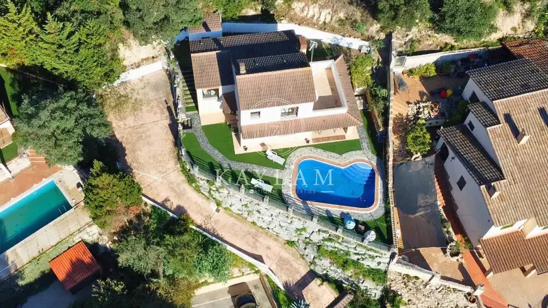Chalet Serra Brava Lloret de Mar Vistas al Mar Piscina Privada