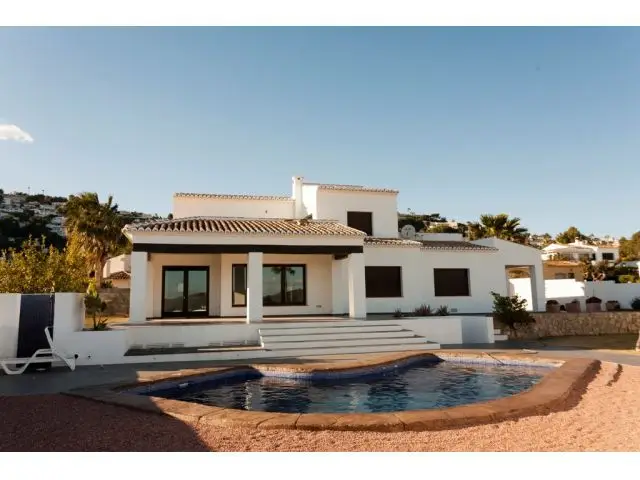 Villa Mediterránea con Vistas en Moraira Costa Blanca