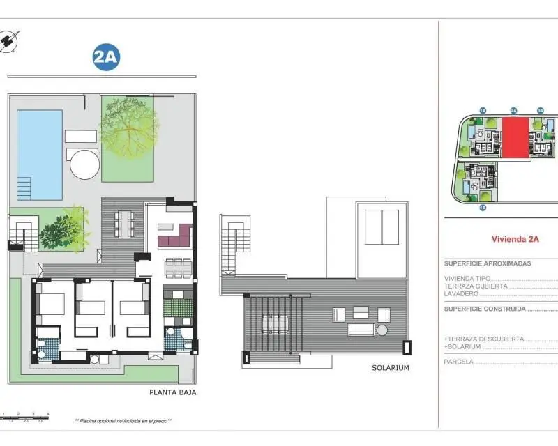 Villa Pareada Els Poblets 3 Dormitorios Jardin Solarium