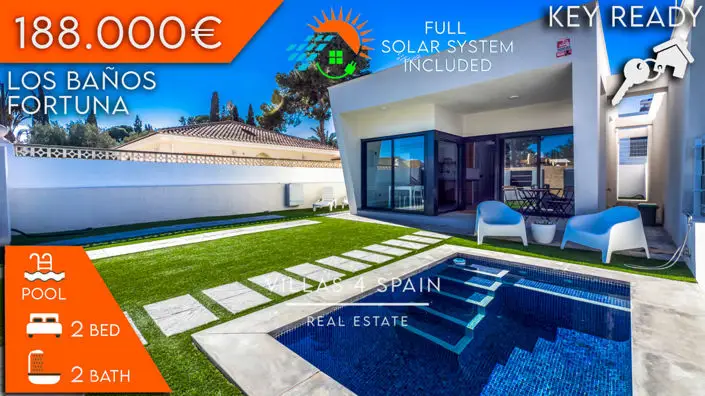 Villa en Venta 2 Dormitorios Piscina Privada Nueva Construccion