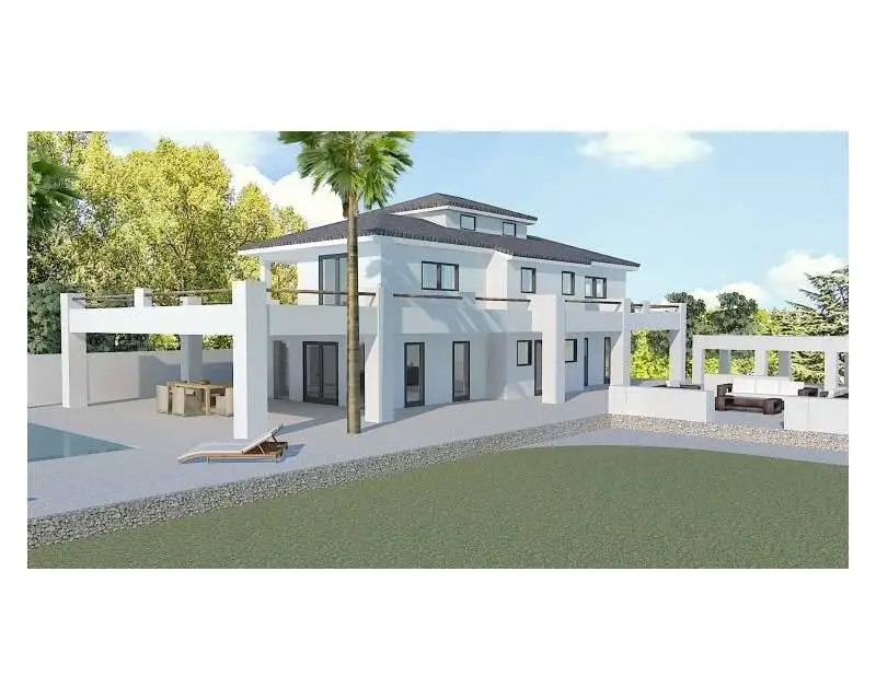 Villa con Vistas al Mar en Pedreguer 5 Dormitorios