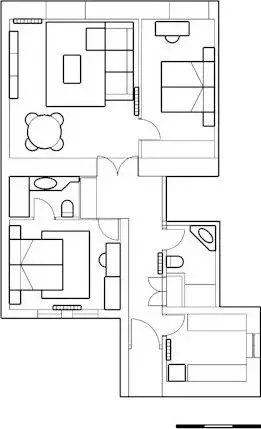 Apartamento en Alquiler Madrid 2 dormitorios 1 ba	no