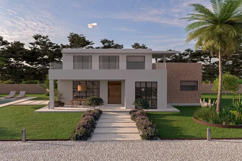Villa de Lujo en San Carlos Cerca de Cala Nova