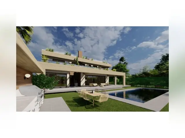 Chalet Moderno en Estepona Nueva Milla de Oro Cerca de la Playa