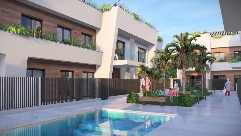 Bungalows en Torre Pacheco:  2 y 3 Dormitorios, Terrazas y Solarium