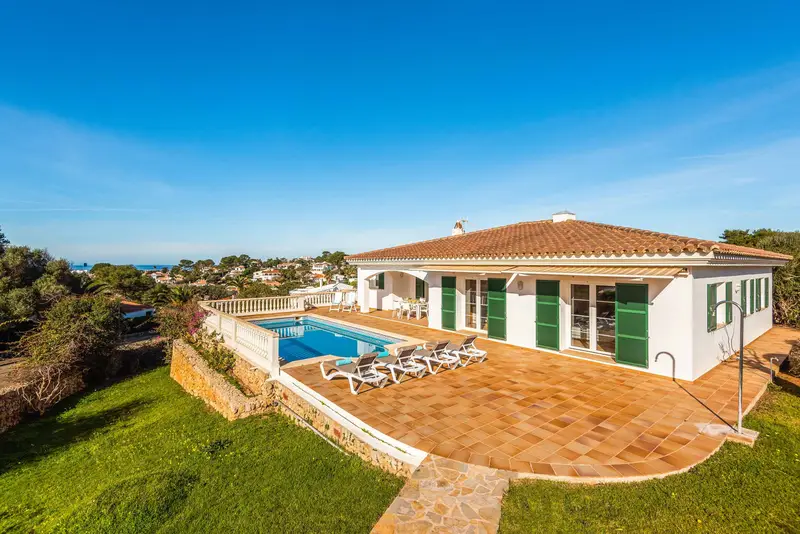 Alquiler Piso 3 Dormitorios Menorca Vistas Playa Piscina Wifi