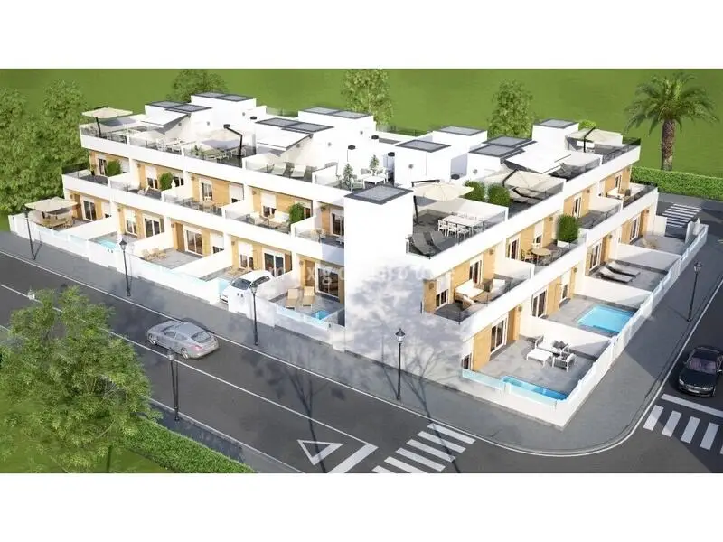 Adosado 3 Dormitorios Avileses Murcia Piscina Solarium