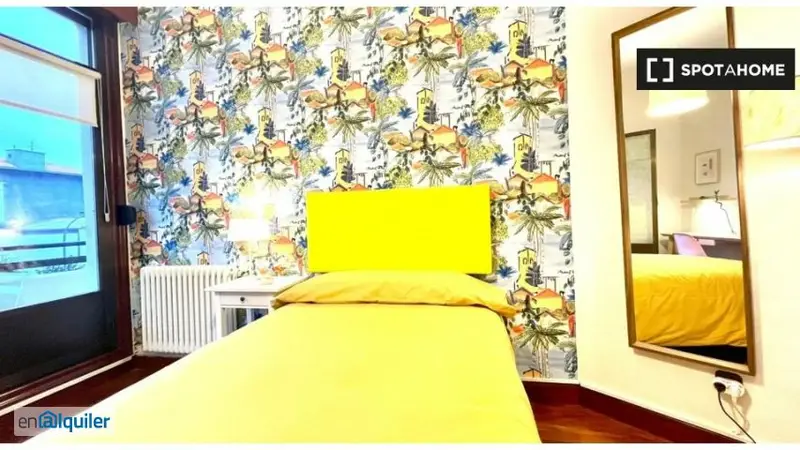 Alquiler Habitaciones Bilbao Piso 4 Recamaras Amoblado