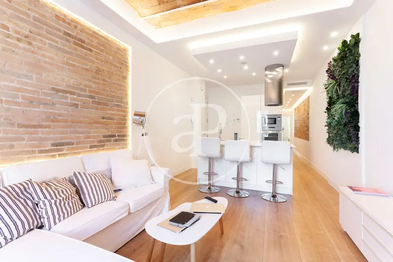 Piso Amueblado Centro Barcelona Ronda Sant Antoni 3 Habitaciones