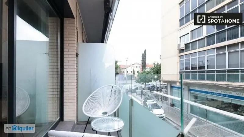 Elegante apartamento de 1 dormitorio en alquiler en Esplugues de Llobregat