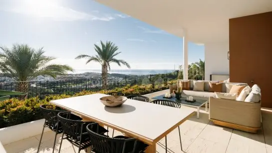 Apartamento de Lujo en Finca Cortesin con Vistas al Mar