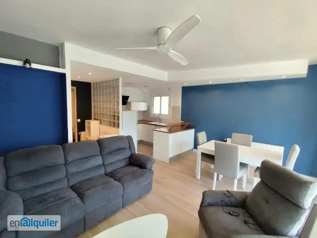 Alquiler piso 3 habitaciones Castelldefels 2 linea playa