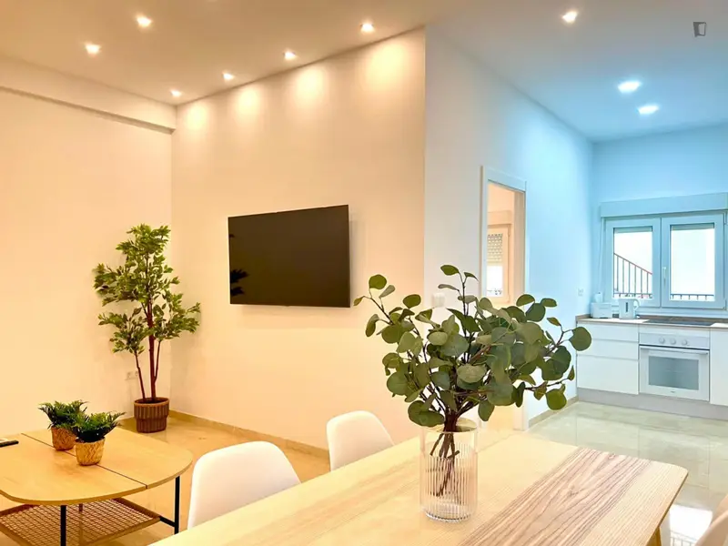 Apartamento céntrico de 1 dormitorio con área exterior