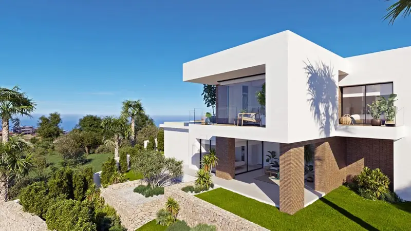 Villa de Lujo en Cumbre del Sol con Vistas al Mar