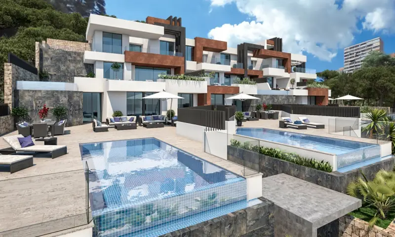 Atico Benidorm Primera Linea Playa Piscina Privada