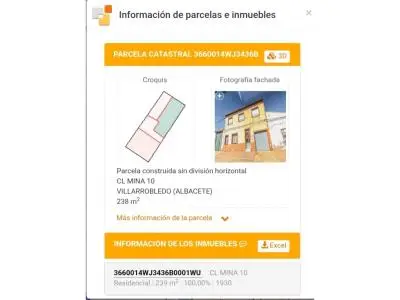 Casa 227m2 para reformar 2 plantas