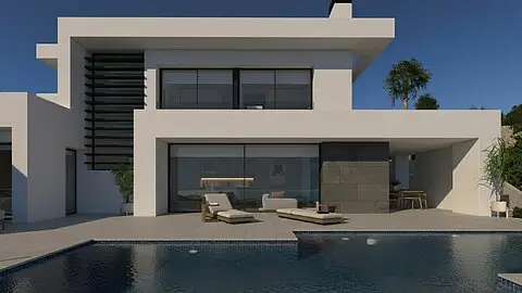 Villa de Lujo 3 Dormitorios Cumbre del Sol Piscina Privada Vistas al Mar