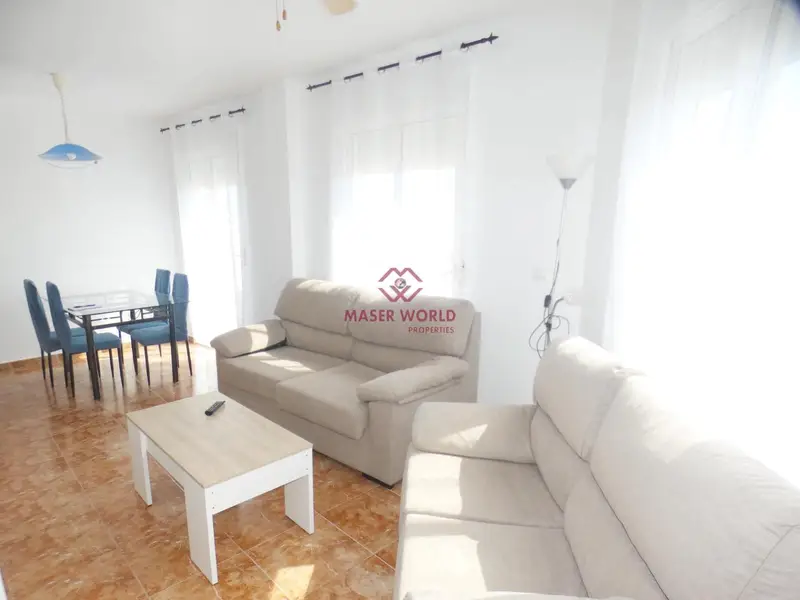 Piso en Venta Puerto de Mazarron 100m2 3 Dorm 2 Baños Amueblado