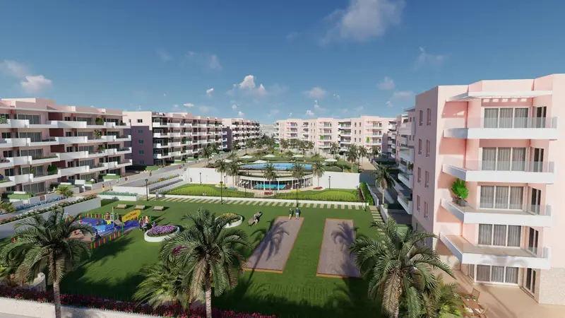 Apartamento en Residencial con Piscina y Zonas Comunes